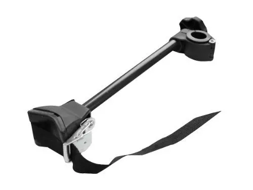 Produktbild: EUFAB 11231 Rahmenhalter lang, für U-Bügelrohr: Ø 2,5-3,0 cm, 30 cm Länge, Schwarz