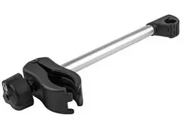 Produktbild: EUFAB 11236 Rahmenhalter lang, abschließbar, für U-Bügelrohr: Ø 2,5 cm, 31 cm Länge, Schwarz