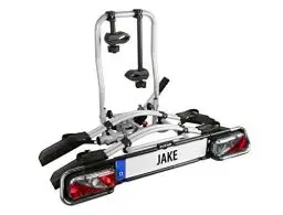 Produktbild: EUFAB 11510 Fahrradträger JAKE, E-Bike geeignet, teilweise vormontiert, erweiterbar, Diebstahlschutz, für 2 Fahrräder, für Anhängerkupplung