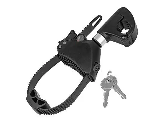 Produktbild: EUFAB 11575 Strap-Rahmenhalter kurz, abschließbar, für U-Bügelrohr: Ø 2,5 cm, 12 cm Länge