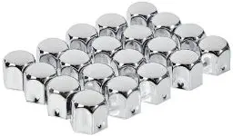 Produktbild: EUFAB 15230 Radschrauben-Kappen 17mm, verchromt, Metall