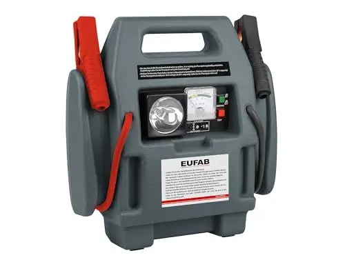 Produktbild: EUFAB 16643 Powerpack, Starthilfe, mit Kompressor, 7Ah Grau mit Wasserfahrzeug