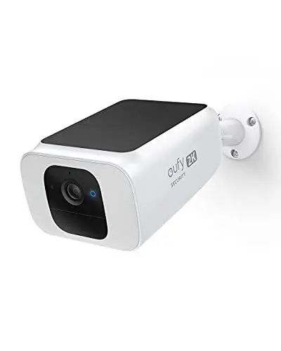 Produktbild: eufy Security S230 SoloCam S40, Überwachungskamera aussen, Sicherheitskamera mit WLAN, Scheinwerfer, Solarpanel, Solarbetrieben, 2K Auflösung, IP67 Wasserschutz, Gebührenfreie Nutzung