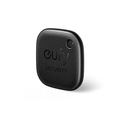 Produktbild: eufy Security SmartTrack Link (Schwarz, 1er-Pack) Schlüsselfinder, Kompatibel mit Apple Find My (iOS), Schlüsselfinder, Bluetooth-Tracker für Ohrhörer und Gepäck, Telefonfinder, wasserdicht.