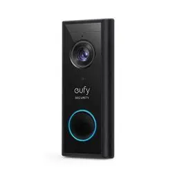 Produktbild: eufy Security, zusätzliche kabellose Video-Türklingel Akku, 2K HD,Türklingel mit Kamera-Funktion,Gebührenfreie Nutzung,Personenerkennung,Audiofunktion,kinderleichte Installation (HomeBase 2 notwendig)