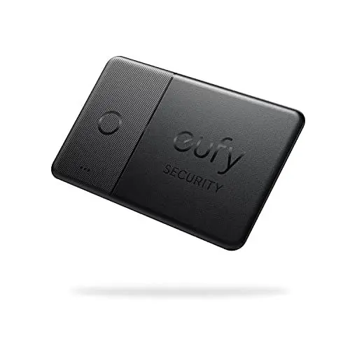Produktbild: eufy security SmartTrack Card (Schwarz, 1er Pack), 2mm Bluetooth Tracker Karte, Schlüsselfinder, für Apple Find My (iOS), Geldbeutel Handy Tracker, 3 Jahre Akku (Android Nicht unterstützt)