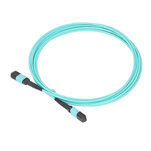 Produktbild: Multimode-Glasfaserkabel, 8-adriges 10-GB-MPO-zu-MPO-OM3-Glasfaser-Patchkabel für SFP-Transceiver für den Heimgebrauch, Computer-Glasfasernetzwerke und Glasfasertestgeräte