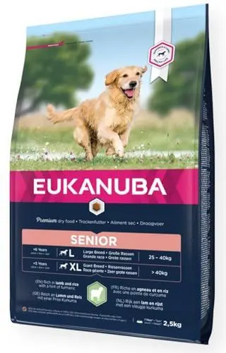 Produktbild: Eukanuba Hundefutter mit Lamm & Reis für große Rassen - Trockenfutter für Senior Hunde, 12 kg