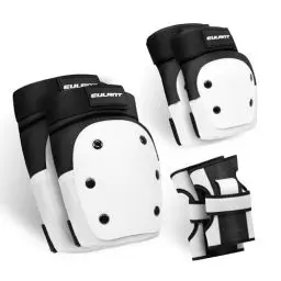Produktbild: EULANT Inline Skate Schoner für Jugendliche und Erwachsene,Knieschoner / Ellbogenschützer / Handgelenkschützer 6 in 1, Hochwertig Verstellbar Schützer Set für Inliner Skaten Roller Skateboard Fahrrad