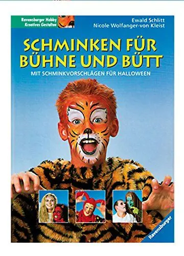 Produktbild: Eulenspiegel 011555 - Schminkbuch für Bühne und Bütt, 98 Seiten, Karneval, Halloween, Kinder-Schminken