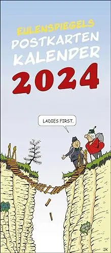 Produktbild: Eulenspiegels Postkartenkalender 2024