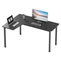 Produktbild: EUREKA ERGONOMIC Eckschreibtisch Schreibtische 155x110cm Gaming Tisch L Form PC Computertisch für Studio & Home Office