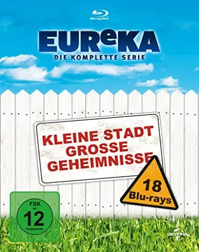 Produktbild: EUReKA: Kleine Stadt grosse Geheimnisse - Die komplette Serie (18 Blu-rays) (Blu-ray)