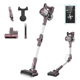 Produktbild: Eureka AK10 Pro Leichter Akku Staubsauger, 29000pa Kabelloser Staubsauger Leistungsstarker 60min Laufzeit mit LED-Anzeige, Flex-Schlauch, Stabstaubsauger für Tierhaare Hartböden Teppiche