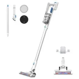 Produktbild: Eureka BR5 Slim Akku Staubsauger Kabellos Leicht, 2-in-1 Stabstaubsauger mit Bürstenloser Motor, 250W Starke Saugkraft, Leise Staubsauger Kabelloser für Hartböden und Teppiche