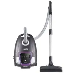 Produktbild: Eureka NEN300 Staubsauger mit Beutel 700W, 62 dB(A) Extreme Silence Bodenstaubsauger, Staubsauger Leistungsstarke mit Hygienefilter und Bodendüse für Hartboden, Parkett, Teppich, Fliesen, 2L
