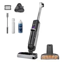 Produktbild: Eureka RapidWash NEW630 Nass Trockensauger Kabelloser Staubsauger mit 170° Neigung,60°C Heißlufttrocknung,21600 Pa Saugkraft,Saugwischer 38min,Selbstreinigung und Anti-Tangle für Hartböden,LED-Anzeige