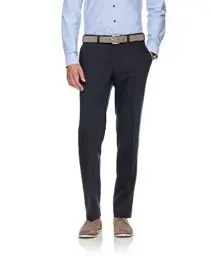 Produktbild: Eurex by Brax Herren Jan Flatfront Schurwollmix Hose, Navy, W34/L30 (Herstellergröße: 24U)