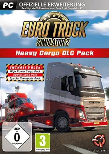 Produktbild: Euro Truck Simulator 2: Heavy Cargo DLC Pack - (PC)