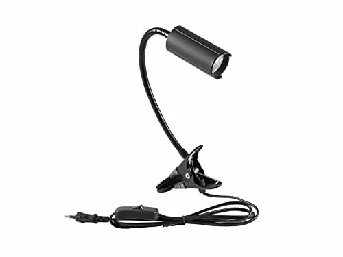 Produktbild: EUROLITE LED KKL-7 Spot 3000K schwarz | Warmweiße LED-Klemmleuchte