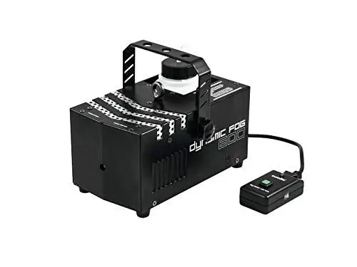 Produktbild: Eurolite Dynamic Fog 600 Nebelmaschine | Kompakte Nebelmaschine mit 600-W-Leistung mit Kabelfernbedienung | Ideal zur Inszenierung von Licht- und Laserstrahlen