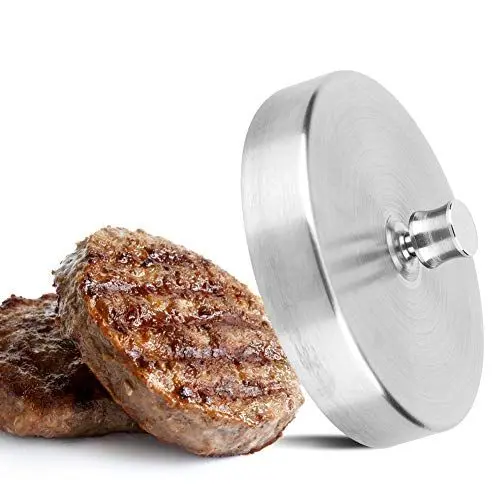 Produktbild: Eurollar Hamburger-Presse, Patty-Maker, Edelstahl-Burger-Fleischpresse, höhenverstellbar, Hamburger-Pressmaschine, Küchenwerkzeug, für Hausmannskost, Grillen, Partys