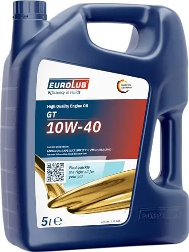 Produktbild: EUROLUB GT SAE 10W-40 Motoröl, 5 Liter
