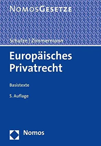 Produktbild: Europäisches Privatrecht: Basistexte