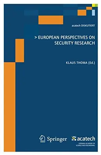 Produktbild: European Perspectives on Security Research (acatech DISKUTIERT)