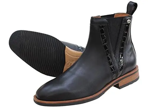 Produktbild: Euroriding Jodhpur Stiefeletten Royal Collection Croco by Königs schwarz Gr. 39