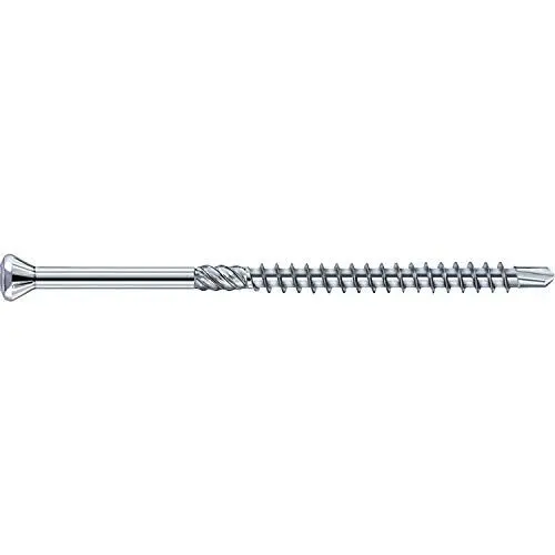 Produktbild: EUROTEC 110289 Holzbohrschraube Torx 10 mit Zierkopf, 3.2 x 30 mm, verzinkt-blau, 500 Stück