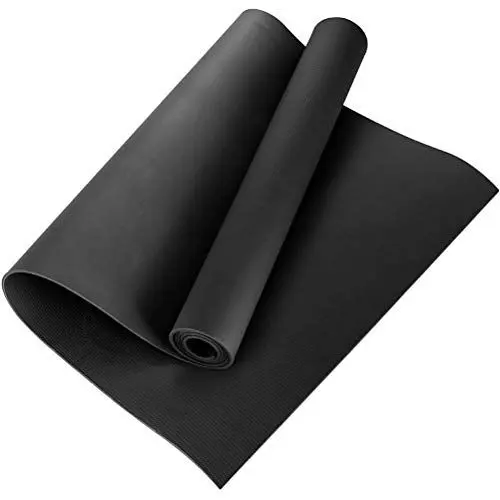 Produktbild: 4 Mm Yoga-Matte, EVA, Rutschfest, Fitness, Schlank, Yoga, Heim-Fitnessstudio, Trainingsmatten, Pilates, Fitnessstudio, Übungspads, Fitnessmatte (BLACK)