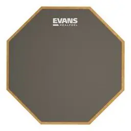 Produktbild: Evans RealFeel - Drum Practice Pad - Drum Pad - Drummer Practice Pad - Gummi, einseitig, ständermontierbar, 7 Zoll