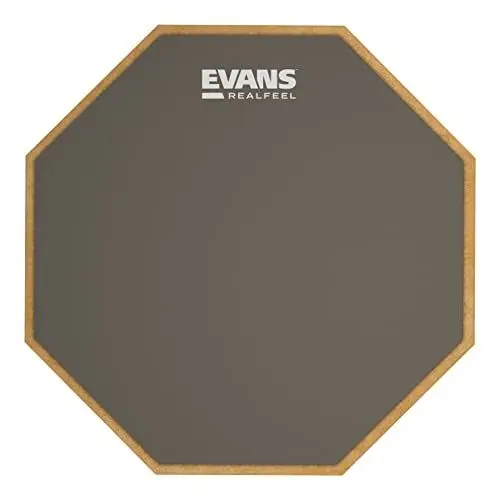 Produktbild: Evans RealFeel - Drum Practice Pad - Drum Pad - Drummer Practice Pad - Gummi, einseitig, ständermontierbar, 7 Zoll