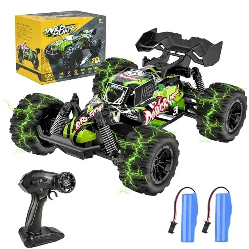 Produktbild: EVARY Ferngesteuertes Auto ab 5 6 7 8+ Jahre,2.4Ghz RC Auto,All Terrain Off Road RC Monstertruck 20KM/H Rennauto Ferngesteuert für Junge Mädchen Kinder Remote Controlled Car