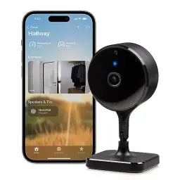 Produktbild: Eve Cam (Apple Home) - Smarte Innenkamera, 1080p-Auflösung, WLAN, 100 Prozent Privatsphäre, HomeKit Secure Video, Mitteilung auf iPhone, Mikrofon und Speaker, Nachtsicht, Flexible Installation