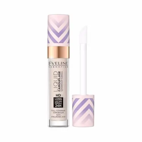 Produktbild: Eveline Cosmetics Liquid Camouflage Wasserdichter Concealer mit Hyaluronsäure - Liquid Camouflage 2.5 für makellose Haut