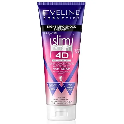 Produktbild: Eveline Cosmetics Slim Extreme 4D Körperformende, modellierende, fettreduzierende Cremes, straffende, Anti-Cellulite, liftende (Ultraschall-Effekt)