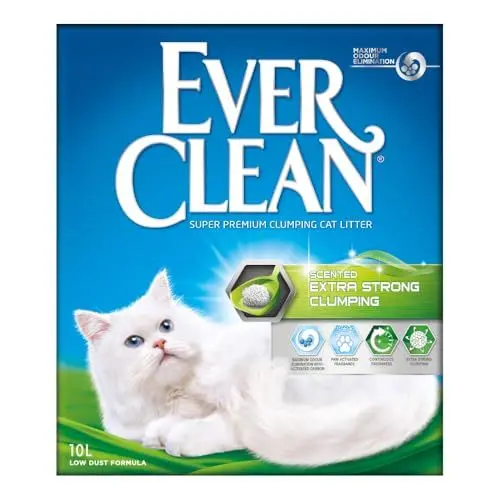 Produktbild: Ever Clean Extrastarkes klumpendes Katzenstreu, 10 Liter, mit Duftstoffen, Extra Strong