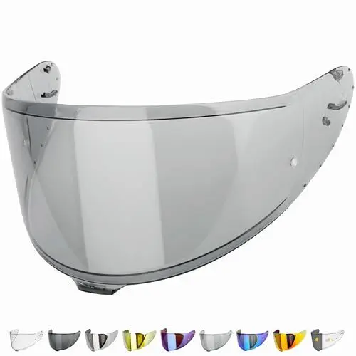 Produktbild: Everalo Kompatibel mit Shoei Nxr 2 Visier - Z8 - X15 - xSPR Pro - Cwr f2 - Cwr f2pn - Helmvisier Pinlock Ready Anti-Kratzer und Anti-Beschlag (Schwarz 30%)
