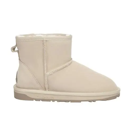 Produktbild: EVERAU Klassische Mini-Stiefel für Damen - Emu, Elfenbein, EU 37 Weiblich