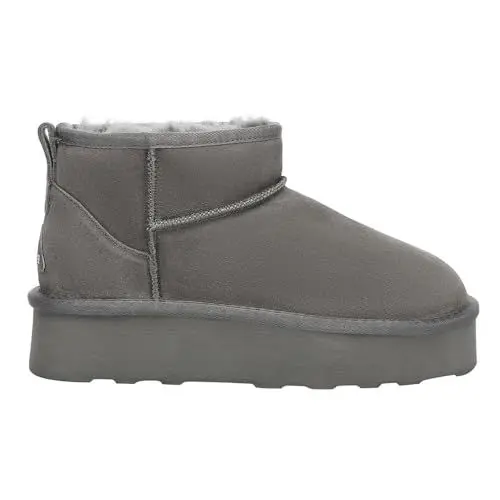 Produktbild: EVERAU Ultra-Mini-Plateaustiefel für Damen - Heron, Grau, EU 39 Weiblich
