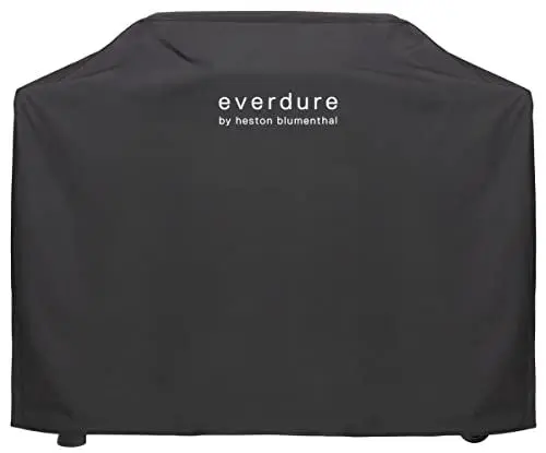 Produktbild: Everdure by Heston blumenthal Premium Abdeckhauben I robuste Abdeckung UV-beständig I Grillabdeckung mit Klettverschlüssen I Grillhaube wetterfest & wasserabweisend I Schutzhülle schwarz