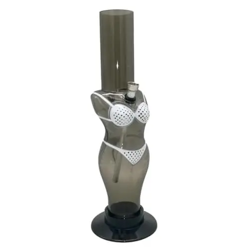 Produktbild: Evergreen Labs Acryl Bong Bikini, Höhe 32 cm, Durchmesser 50 mm, Leicht, Langlebig, Tragbar, Günstig Und Abnehmbar, 1 Stück, in zufälliger Farbe