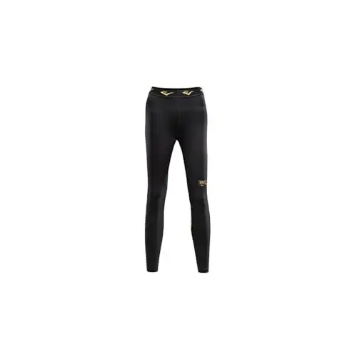 Produktbild: EVERLAST Damen Leonard Kompressionshose, Schwarz/Gold, M