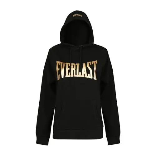 Produktbild: EVERLAST Damen Taylor W2 Kapuzenpullover, Schwarz/Gold, 38