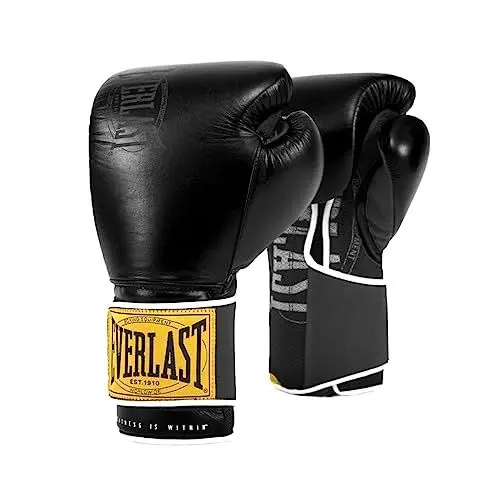 Produktbild: Everlast Unisex- Erwachsene Boxhandschuhe 1910 Classic Trainingshandschuhe, Schwarz, 16oz