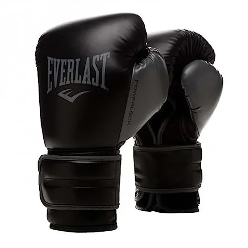 Produktbild: Everlast Unisex - Erwachsene Boxhandschuhe Powerlock 2 Trainingshandschuh, Schwarz, 16oz