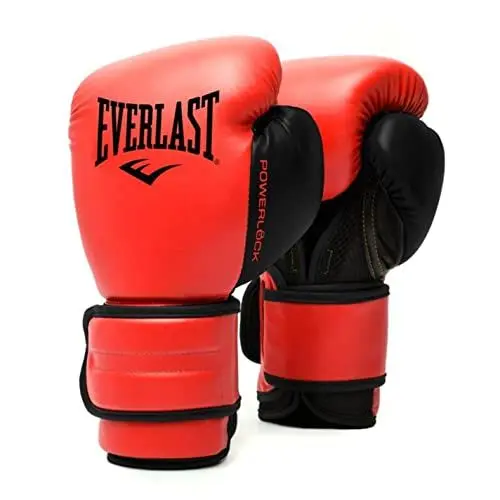 Produktbild: Everlast Unisex – Erwachsene Powerlock 2R Glove Handschuhe, Rot, 12oz