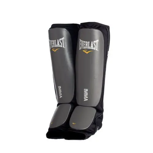 Produktbild: Everlast Unisex - Erwachsene Sport Boxen Schienbeinschutz Martial Mixed Arts Shinguard, Schwarz, S/M